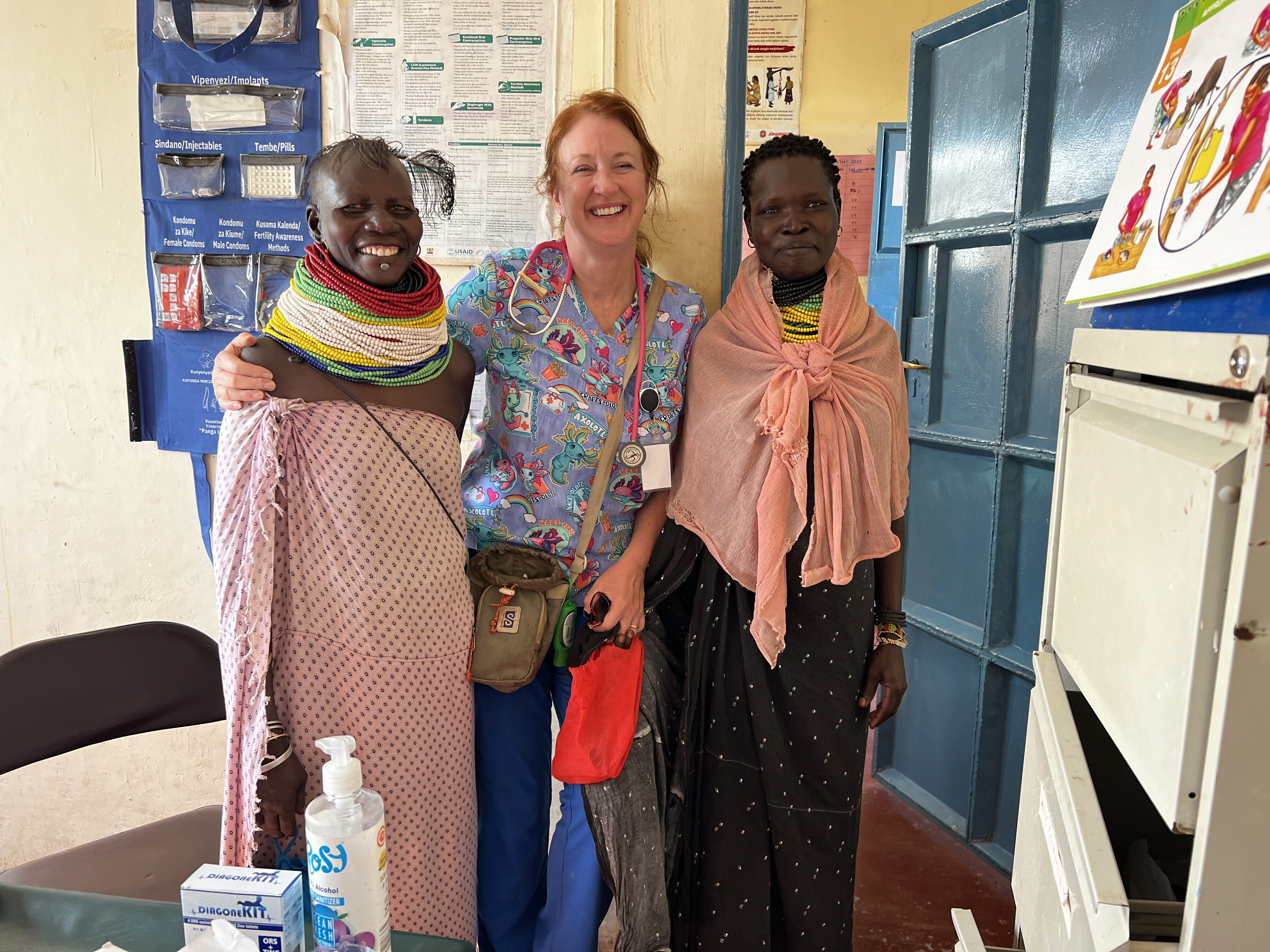 Turkana Women with DR Jan Becker in Kakuma
