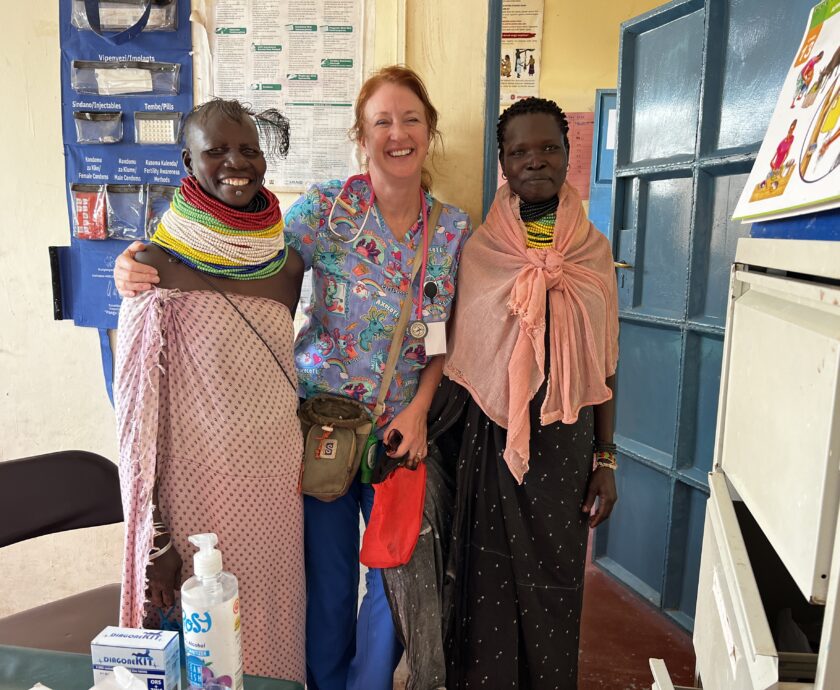 Turkana Women with DR Jan Becker in Kakuma